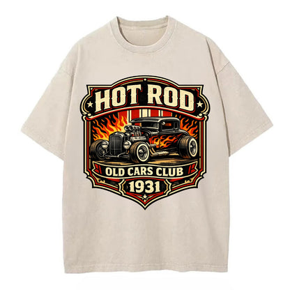 Hot Rod Club 1931 - Vintage T-shirt - Off White