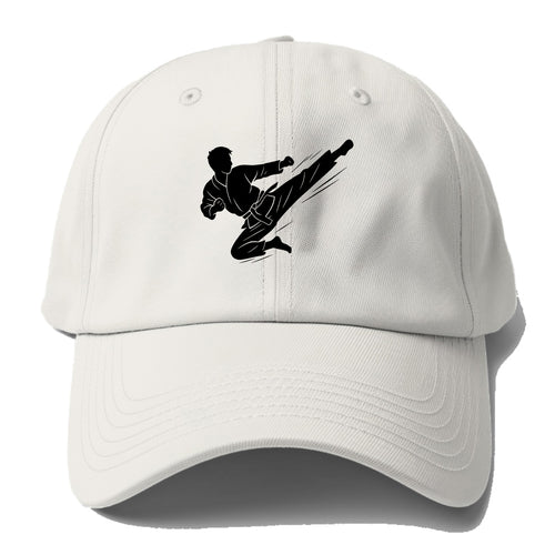 Korean taekwondo flying kick - Baseball Cap