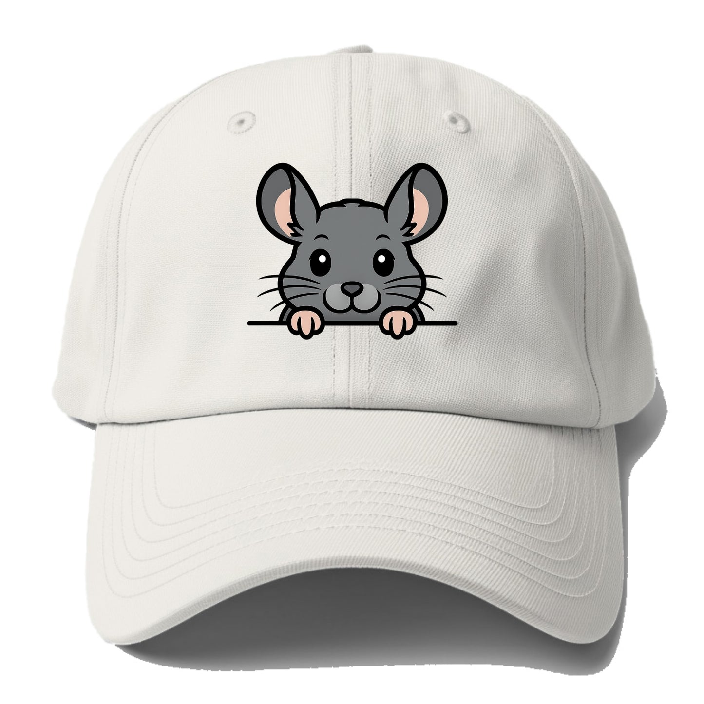 Chinchilla  - Baseball Cap For Big Heads - Off White