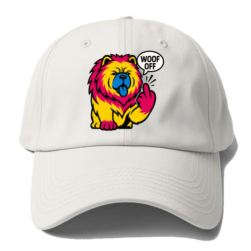 Chow Chow with lion mane and blue-black tongue, fluffy dignified paw - Baseball Cap For Big Heads