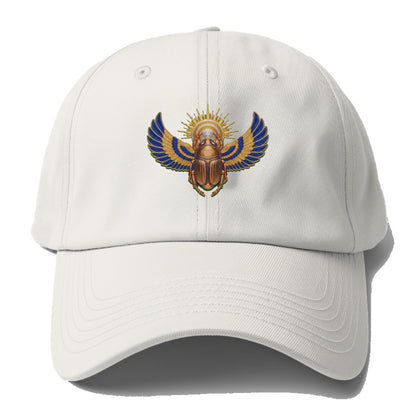 Winged Scarab - Baseball Cap - Off White