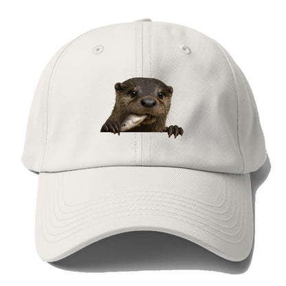 River Otter  - Baseball Cap - Off White