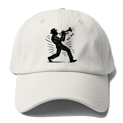 New Orleans jazz musician street corner - Baseball Cap - Off White