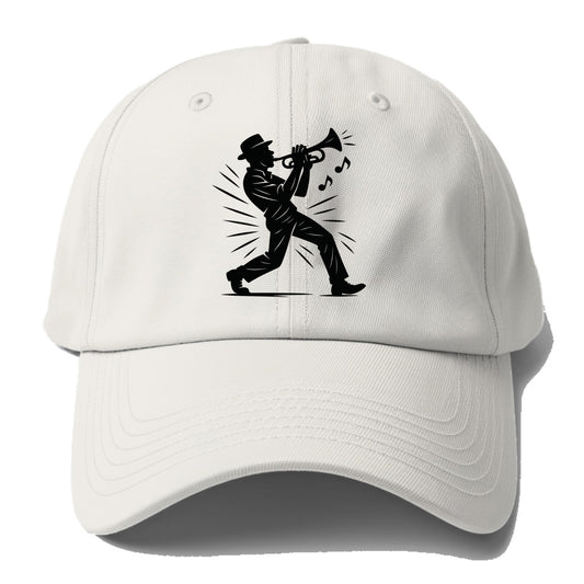 New Orleans jazz musician street corner - Baseball Cap - Off White