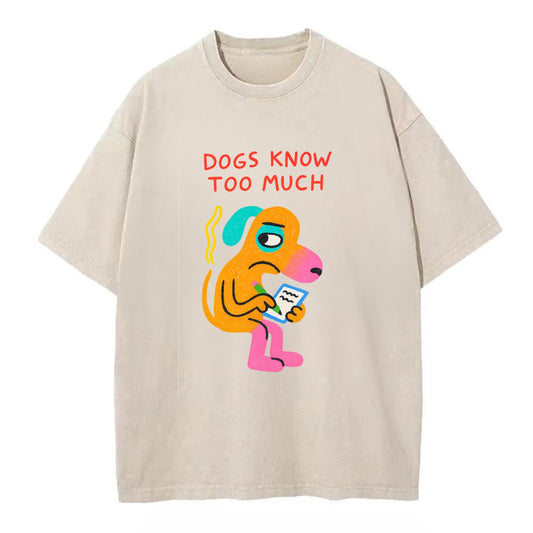 CATS OWN YOU | Cat on throne pointing down - Vintage T-shirt - Off White