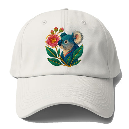 Koala Eucalyptus Bloom - Baseball Cap For Big Heads - Off White