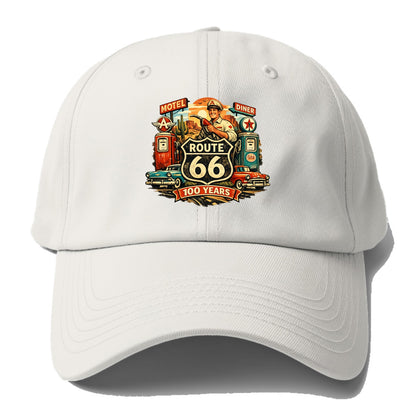 FILL ER UP | Vintage gas pumps | Flying A or Texaco style | Service station | Fuel - Baseball Cap - Off White