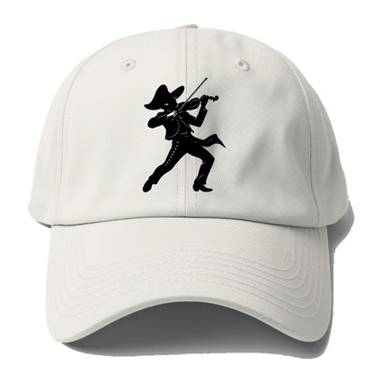 Mariachi violinist passionate performance - Baseball Cap - Off White