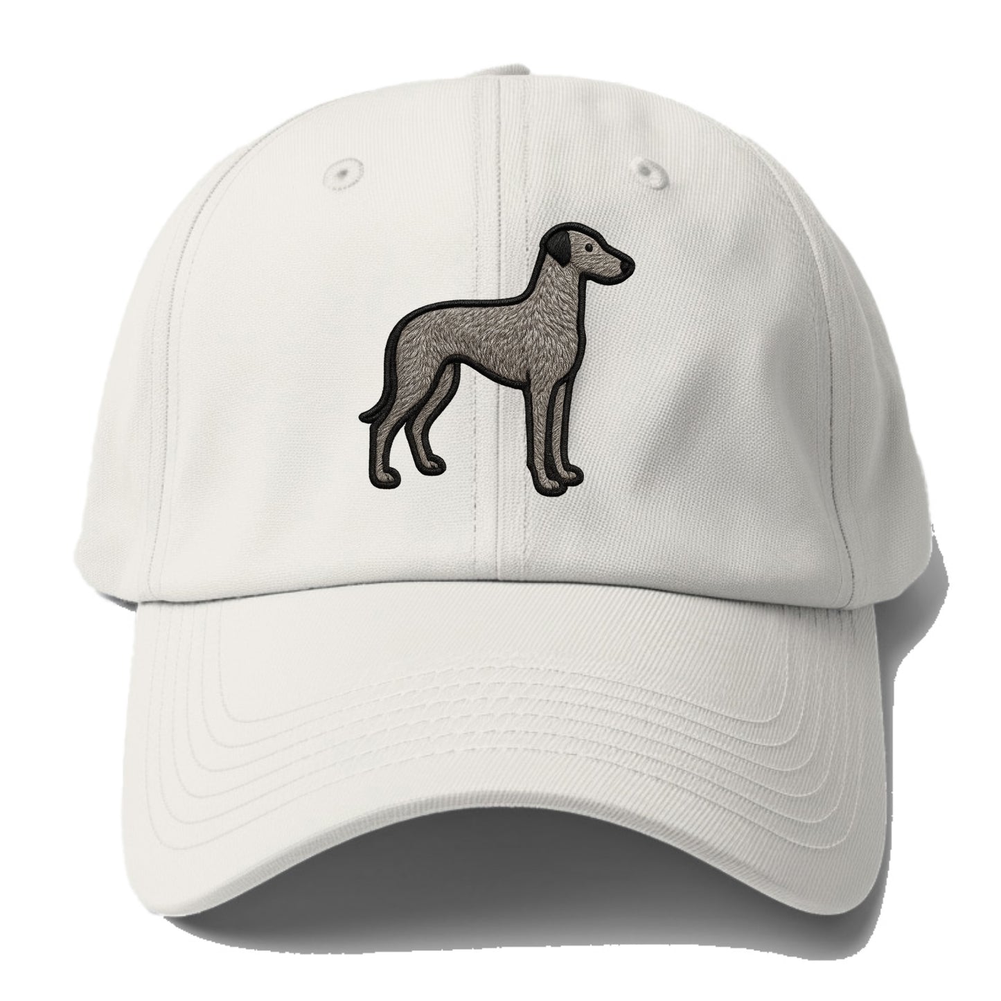 Scottish Deerhound - Trendy hound silhou - Baseball Cap For Big Heads - Off White