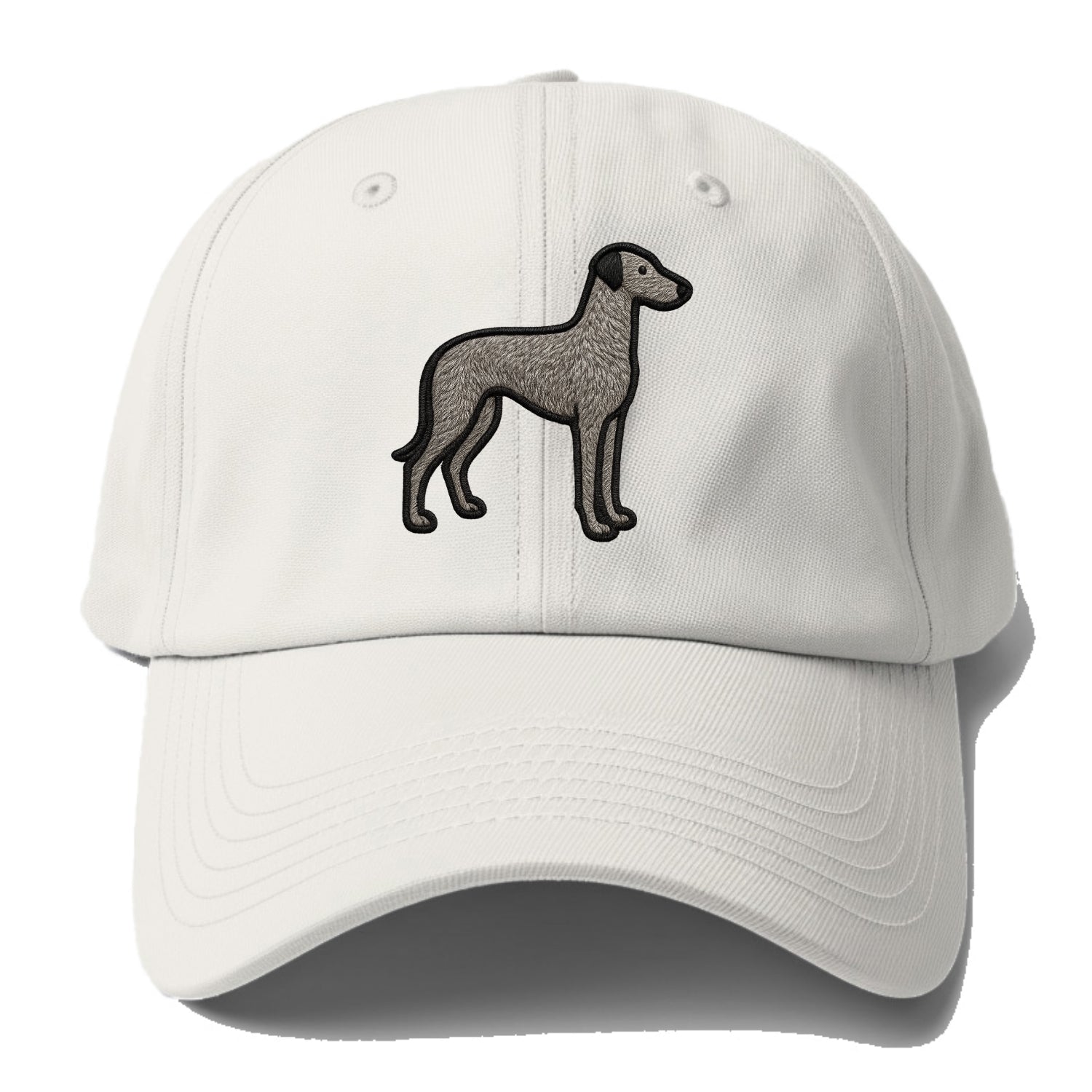 Scottish Deerhound - Trendy hound silhou - Baseball Cap For Big Heads - Off White