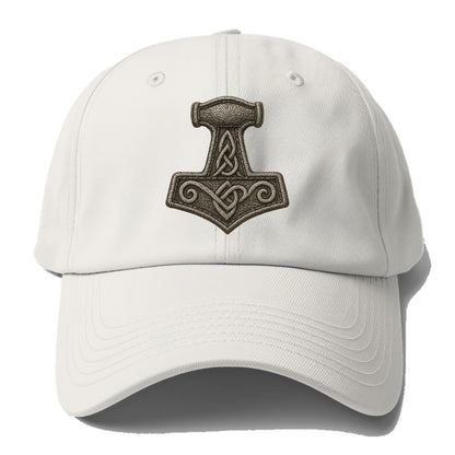 Mjolnir  - Baseball Cap For Big Heads - Off White