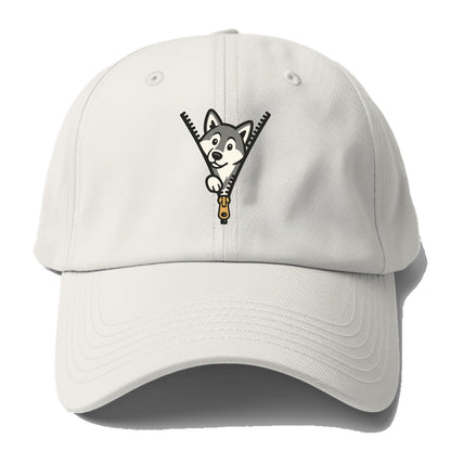 Alaskan Malamute - Baseball Cap For Big Heads - Off White