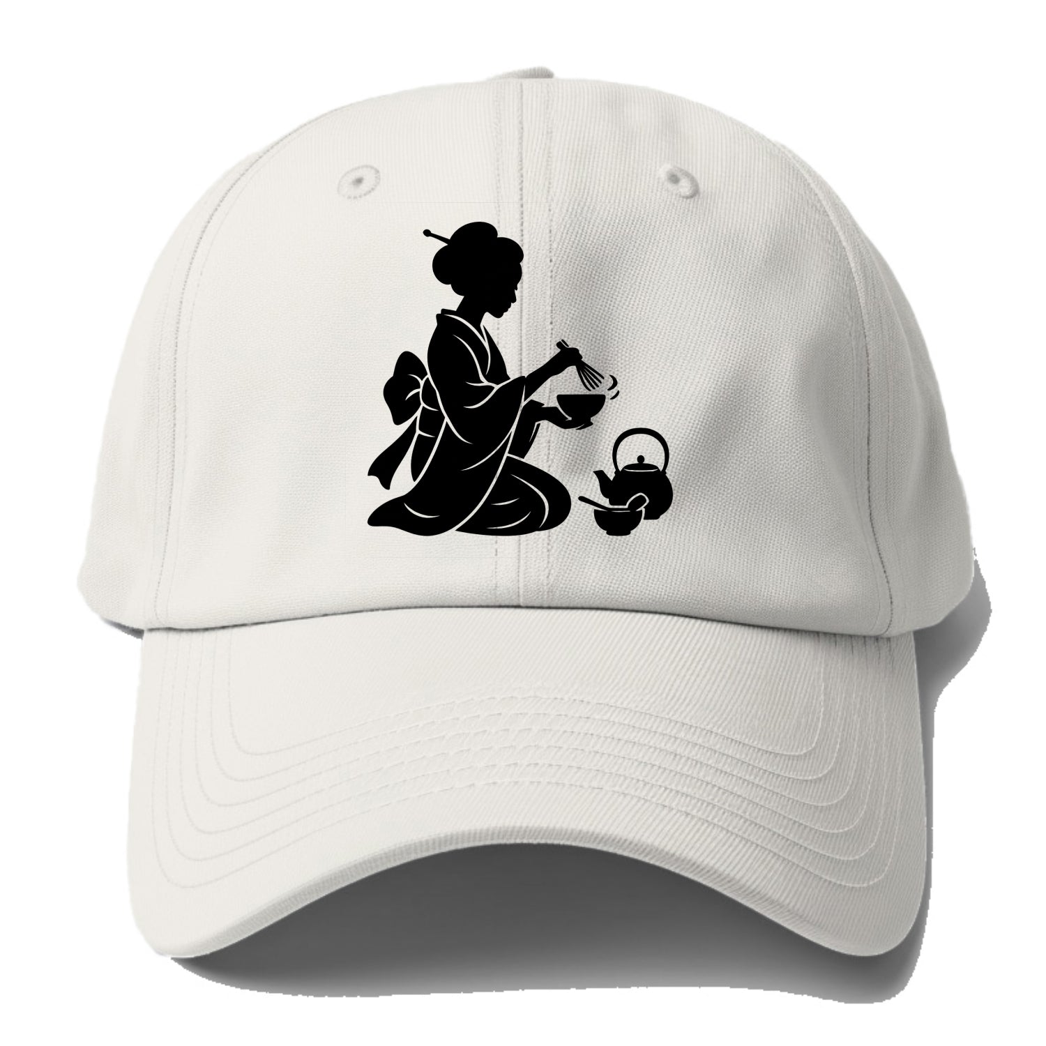 Geisha traditional tea ceremony - Baseball Cap For Big Heads - Off White