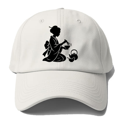 Geisha traditional tea ceremony - Baseball Cap For Big Heads - Off White