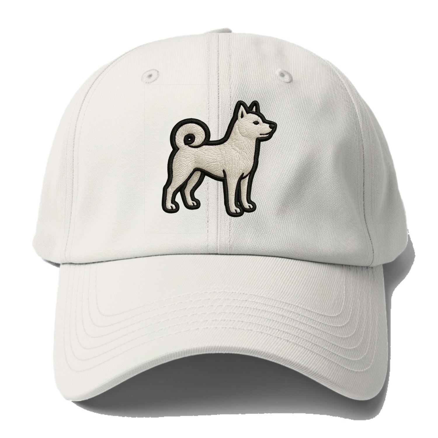 Kishu Ken - Contemporary white hunter de - Baseball Cap - Off White