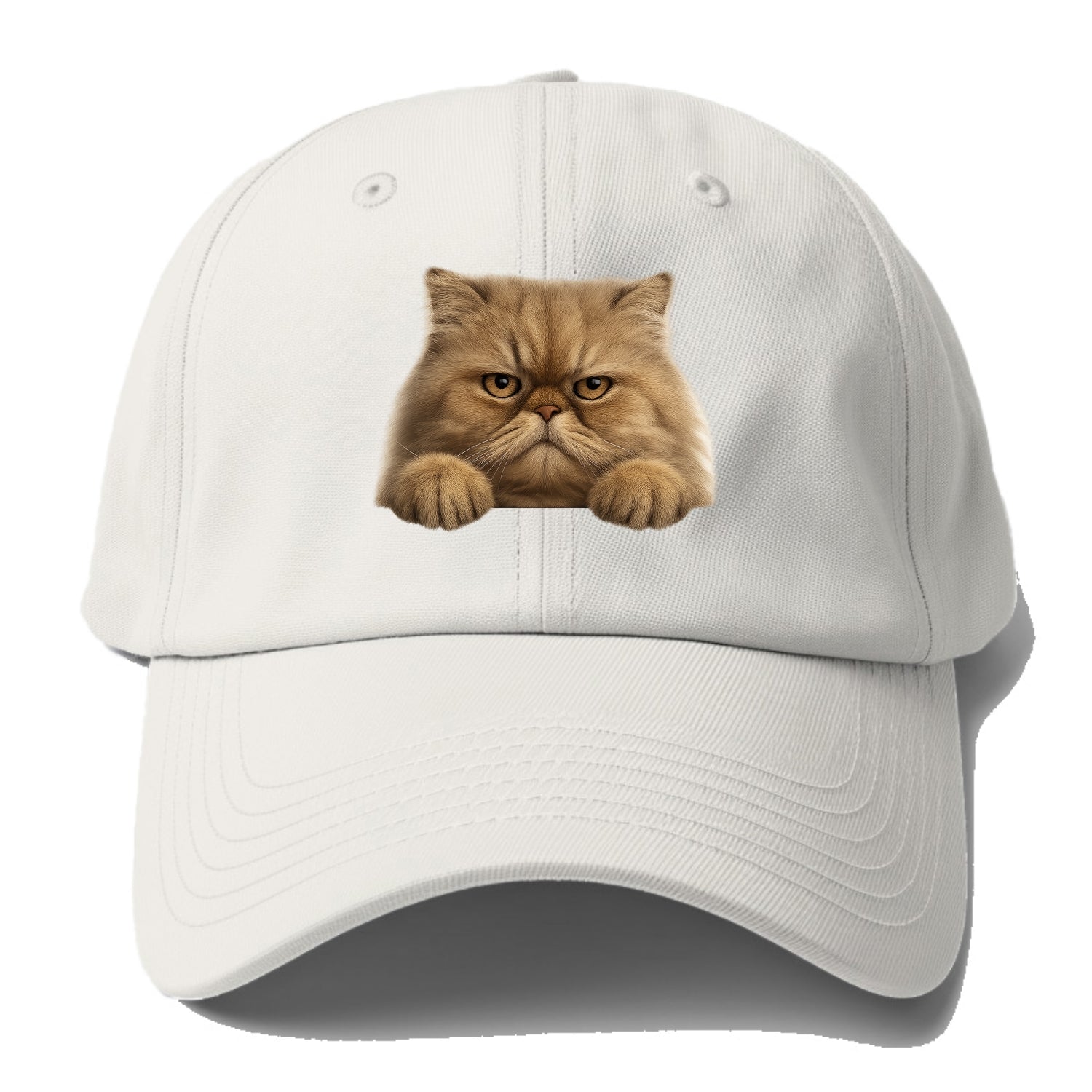 Persian Cat  - Baseball Cap - Off White