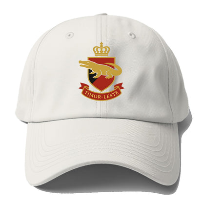Timor-Leste Royal Logo  - Baseball Cap For Big Heads - Off White