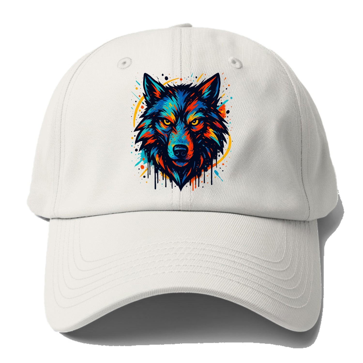 Alpha Wolf Leader  - Baseball Cap - Off White