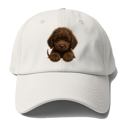Irish Water Spaniel  - Baseball Cap For Big Heads - Off White