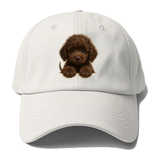 Irish Water Spaniel  - Baseball Cap For Big Heads - Off White