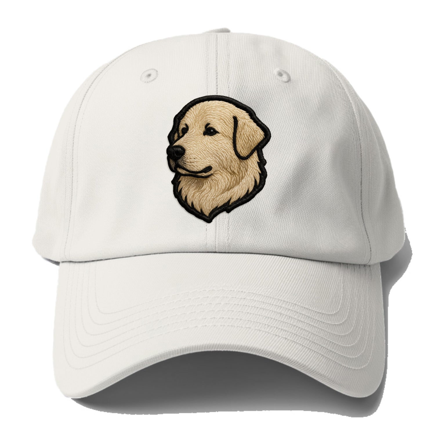 Great Pyrenees - Trendy fluffy giant des - Baseball Cap - Off White