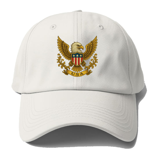 Usa Heritage Eagle 2 - Baseball Cap - Off White