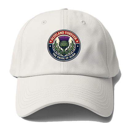 Highland Heritage Emblem - Baseball Cap - Off White
