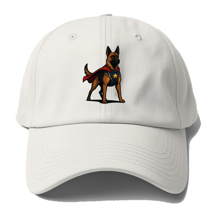 Belgian Malinois Guardian Hero  - Baseba Baseball Cap For Big Heads - Off White