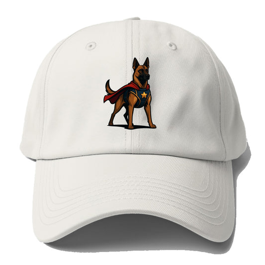 Belgian Malinois Guardian Hero  - Baseba Baseball Cap For Big Heads - Off White