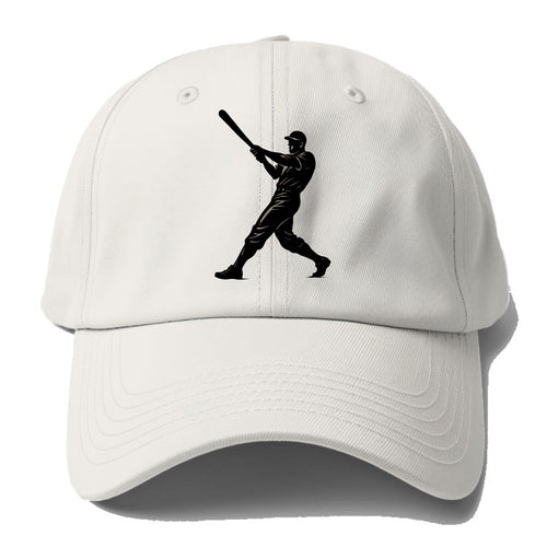 Baseball batter in full swing - Baseball Cap For Big Heads