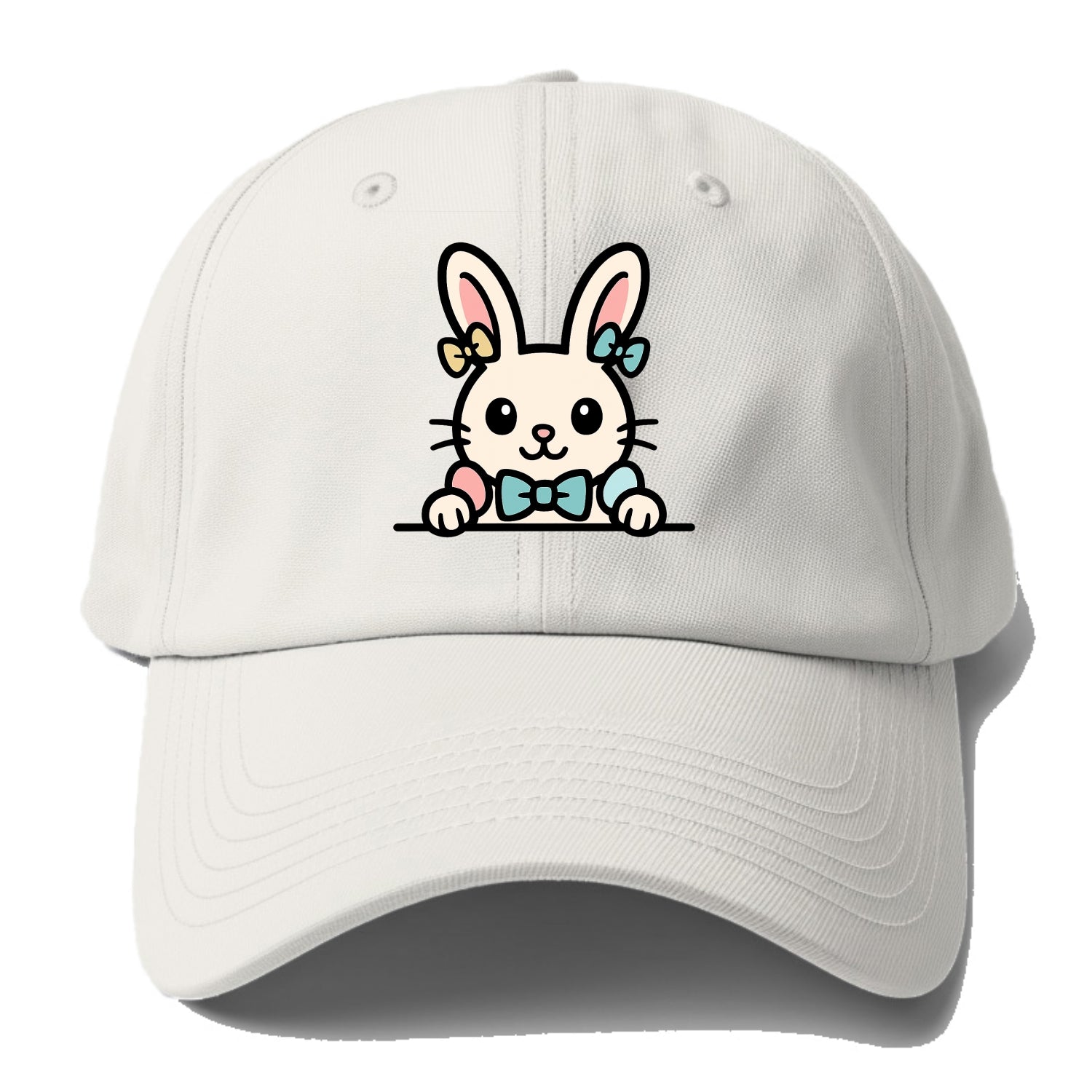 Easter Bunny  - Baseball Cap For Big Heads - Off White