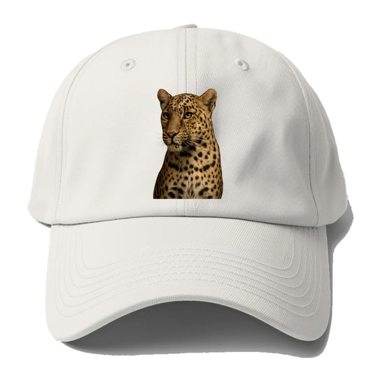 Leopard  - Baseball Cap For Big Heads - Off White