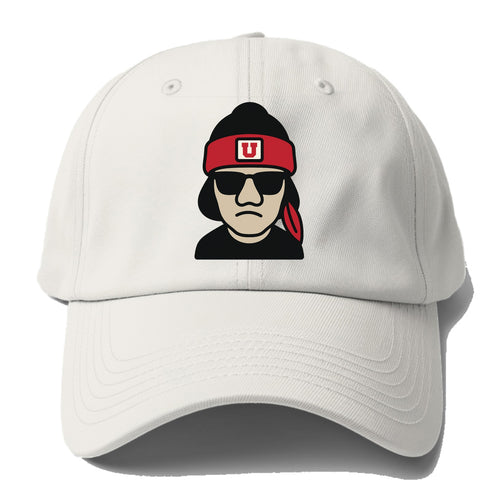 Salt Lake Ute wearing Utah beanie with U patch - Baseball Cap