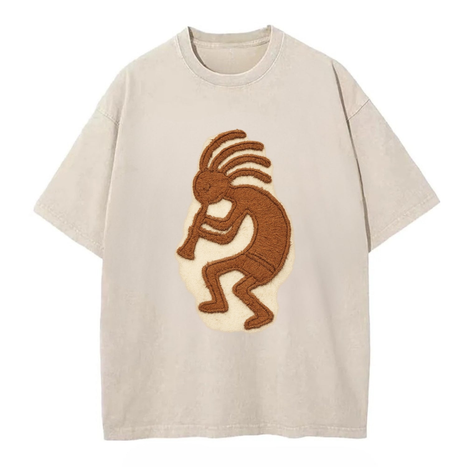 Kokopelli  - Vintage T-shirt - Off White
