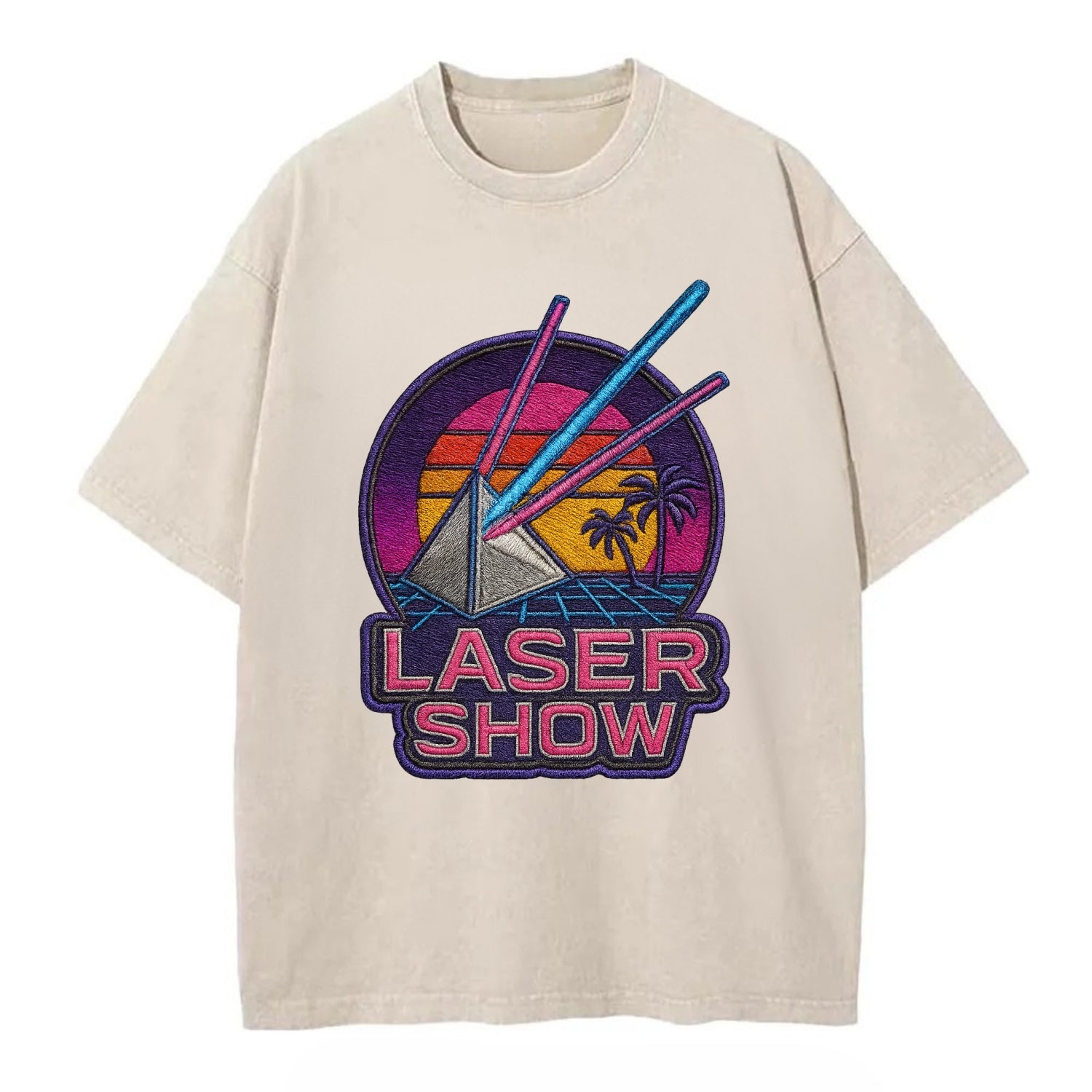 Laser Show - Vintage T-shirt - Off White