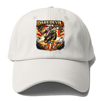 Daredevil Stunt Rider - Baseball Cap For Big Heads - Off White