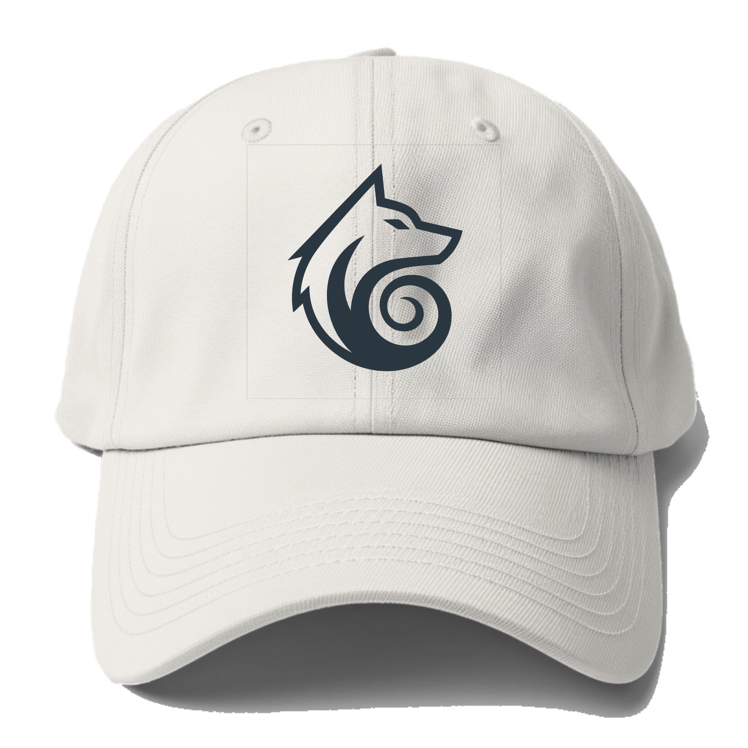 Wind Wolf Spiral  - Baseball Cap For Big Heads - Off White