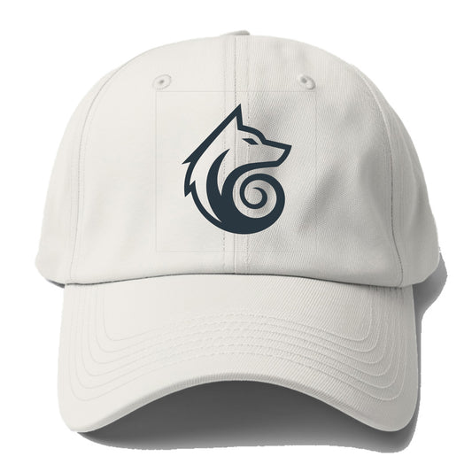 Wind Wolf Spiral  - Baseball Cap For Big Heads - Off White