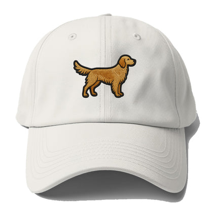 English Setter - Trendy feathered design - Baseball Cap For Big Heads - Off White