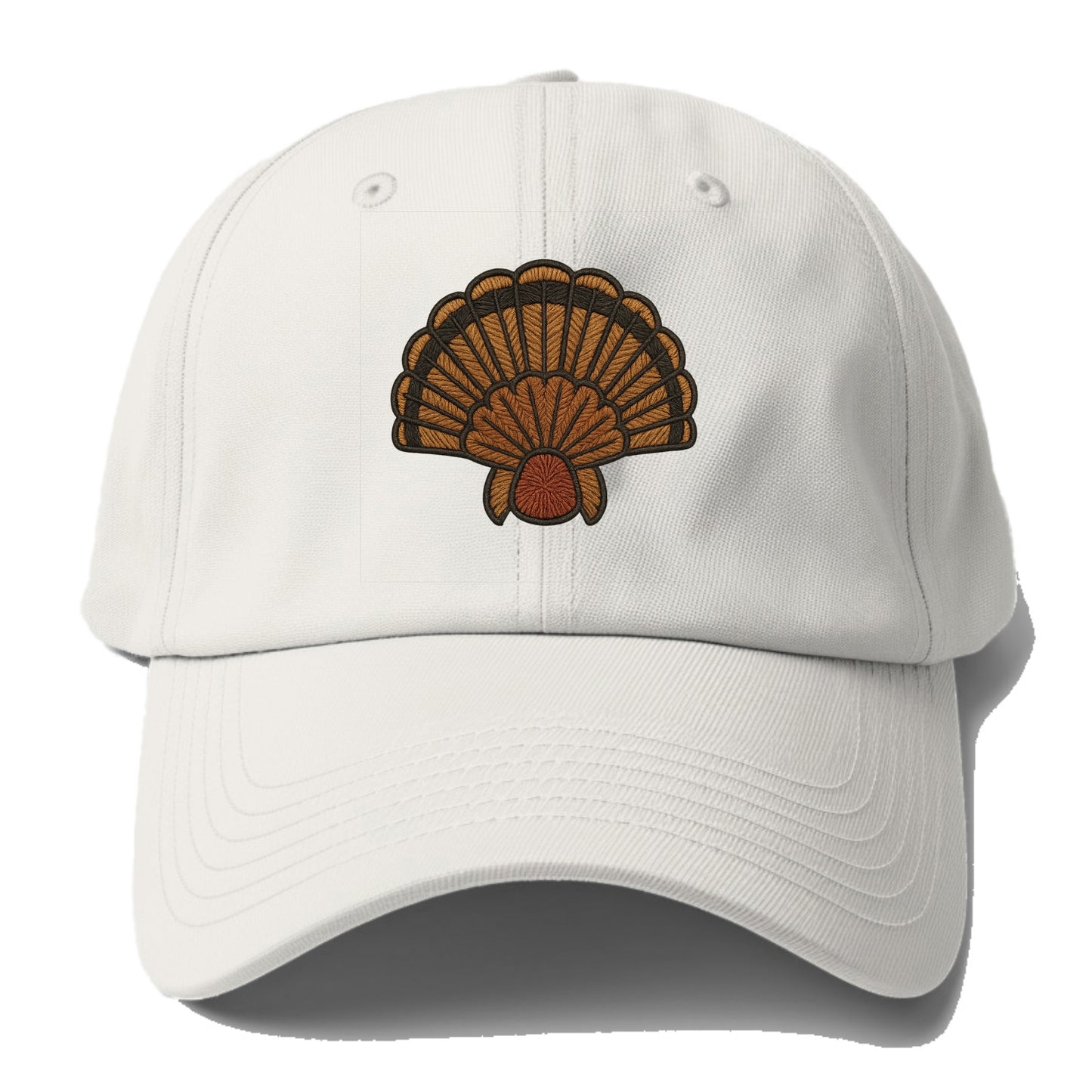 Turkey Feather  - Baseball Cap - Off White