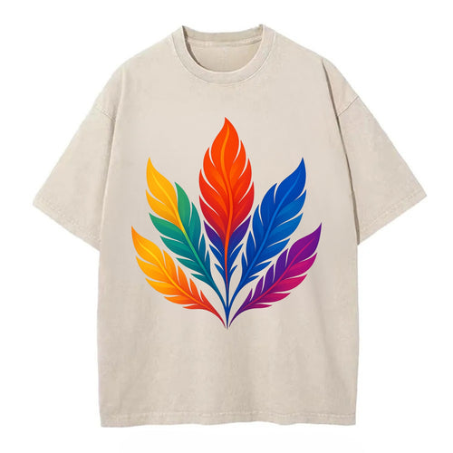 Phoenix Feathers - Each feather a differ - Vintage T-shirt