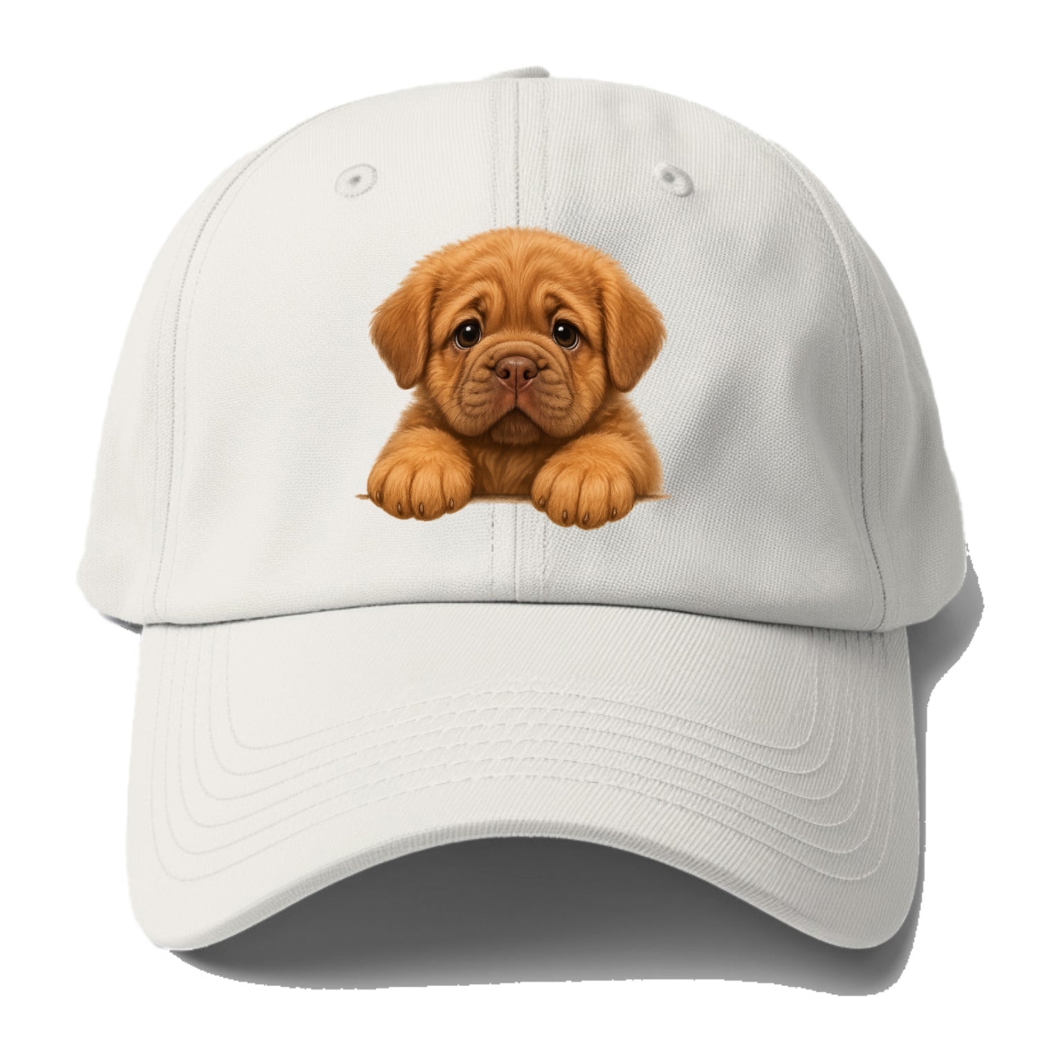 Neapolitan Mastiff  - Baseball Cap - Off White