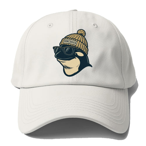Vancouver Orca wearing Vancouver beanie - Baseball Cap For Big Heads