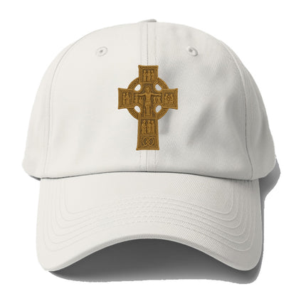 Monasterboice Cross - Baseball Cap For Big Heads - Off White