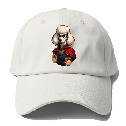 Poodle Doctor Strange  - Baseball Cap Fo - Baseball Cap For Big Heads - Off White