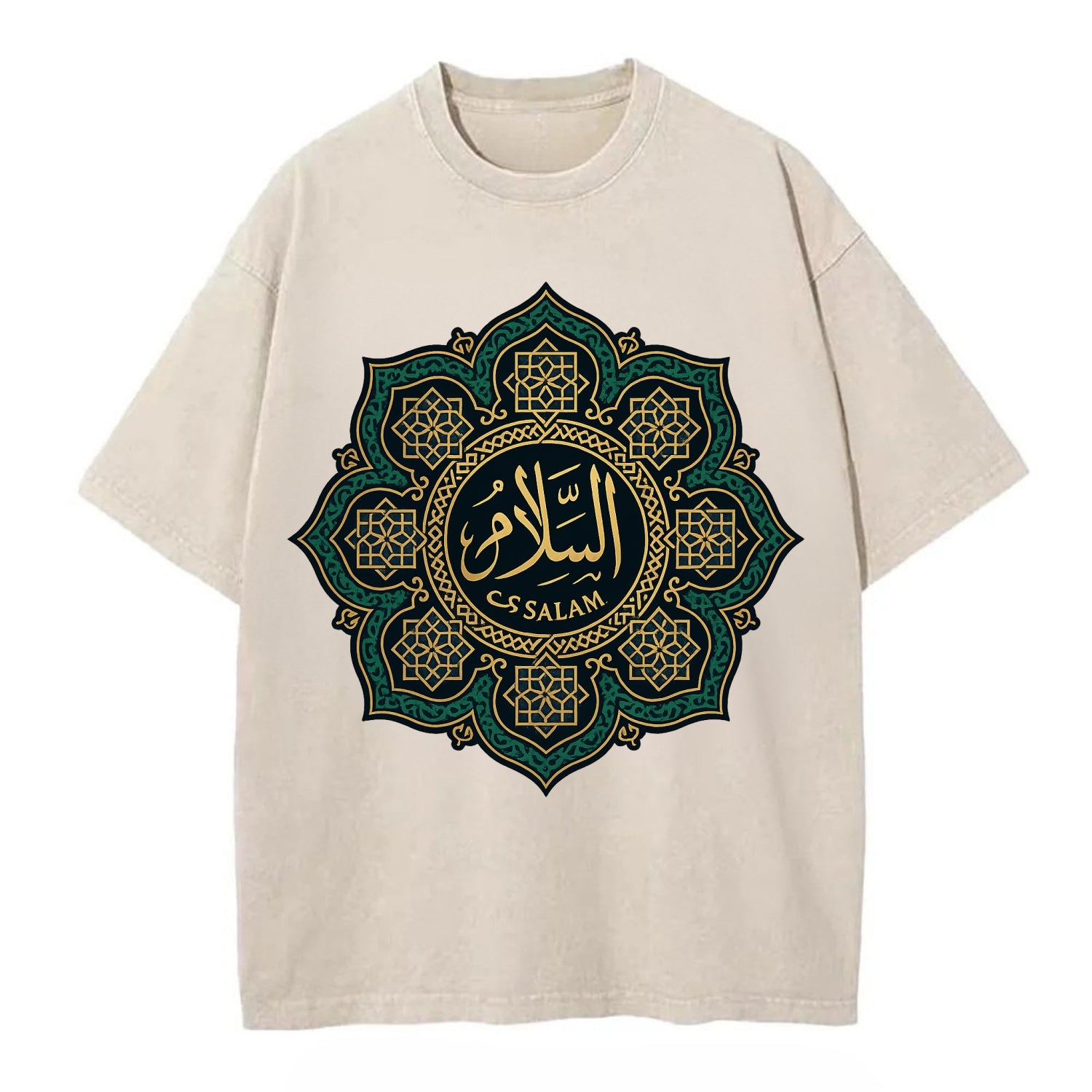 As-Salam Mandala - Vintage T-shirt - Off White