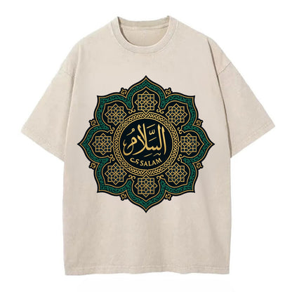 As-Salam Mandala - Vintage T-shirt - Off White