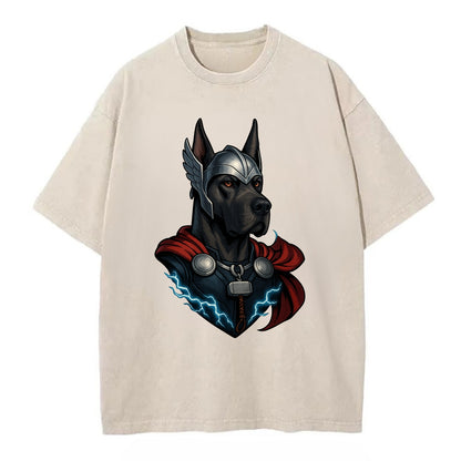 Great Dane Thor  - Vintage T-shirt - Off White