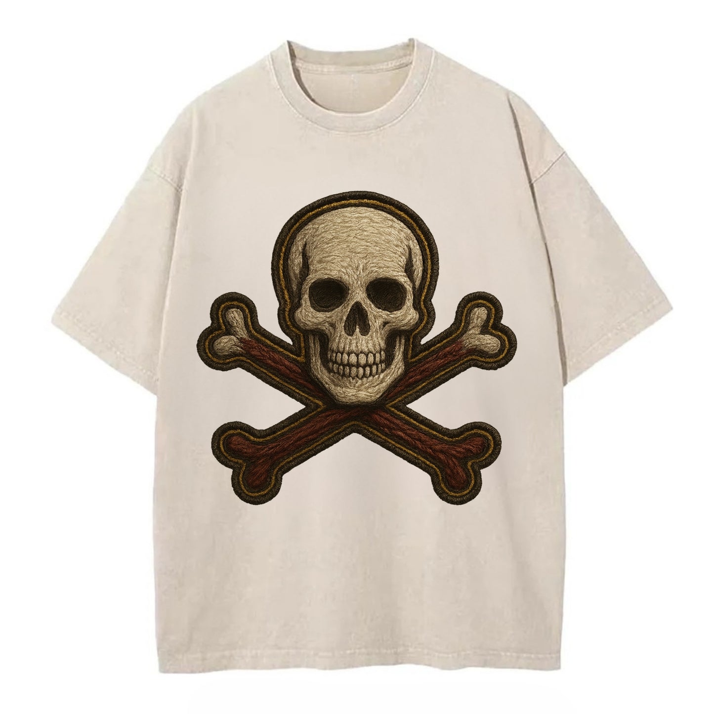 Jolly Roger  - Vintage T-shirt - Off White