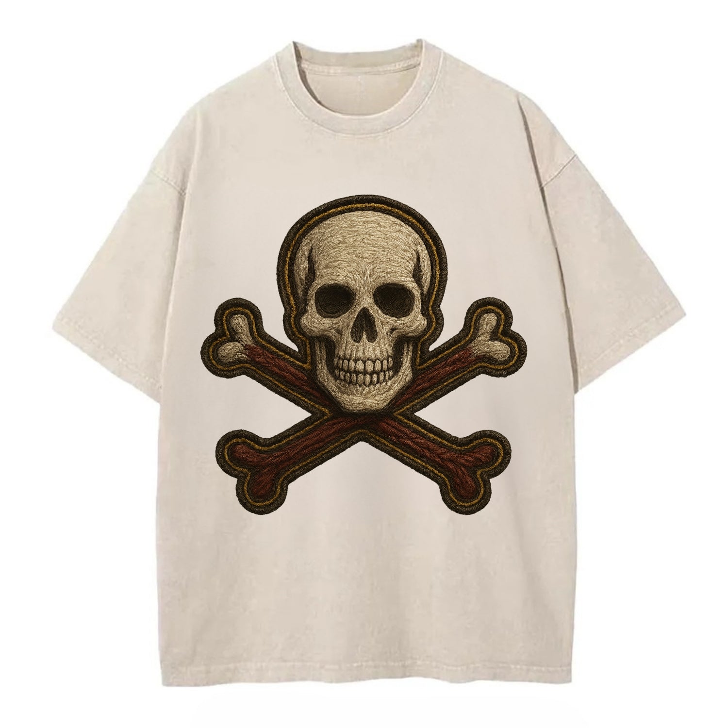 Jolly Roger  - Vintage T-shirt - Off White